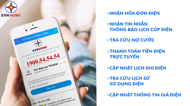 Truy cập vào EVN để thanh toán tiền điện online TP. Hồ Chí Minh1