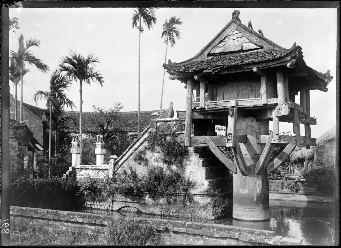 Hình ảnh Chùa Một Cột năm 18981