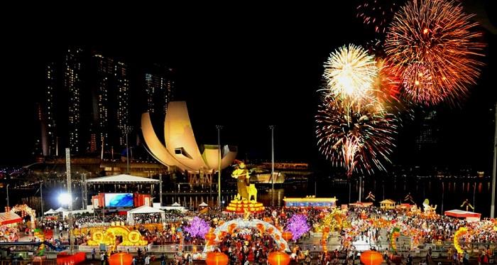 Lễ hội Singapore River Hongbao trong Tết Nguyên Đán ở Singapore1